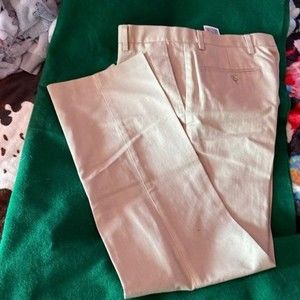 Dockers D2 Men’s Tan Herringbone Dress Pants Size 33x32 Classic Fit